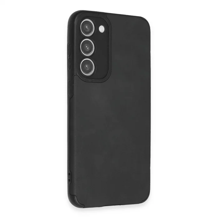 BUĞZ Samsung Galaxy S23 Plus Kılıf Loop Deri Silikon - Siyah