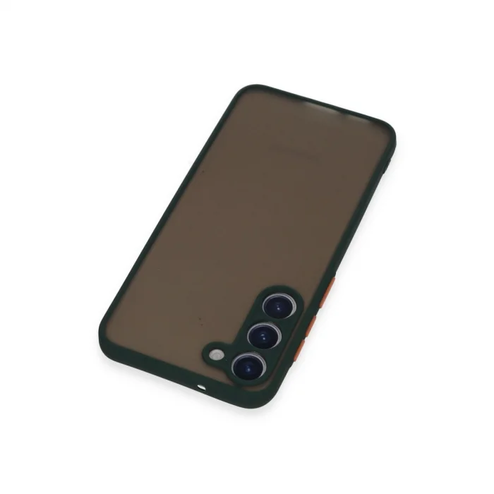 BUĞZ Samsung Galaxy S23 Plus Kılıf Montreal Silikon Kapak - Yeşil