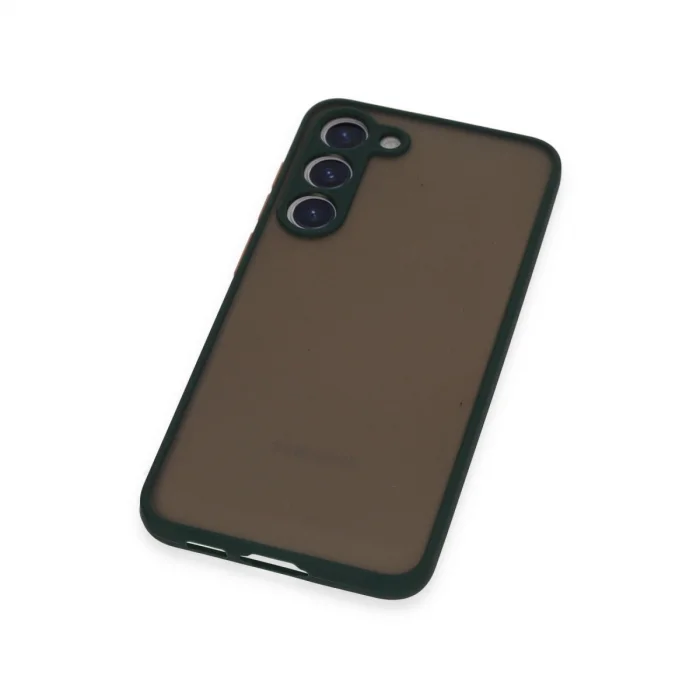 BUĞZ Samsung Galaxy S23 Plus Kılıf Montreal Silikon Kapak - Yeşil