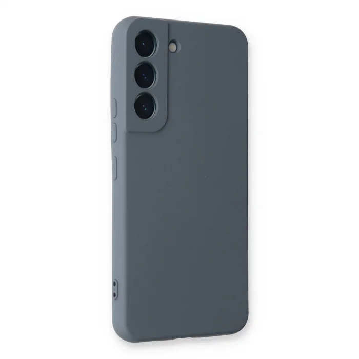 BUĞZ Samsung Galaxy S23 Plus Kılıf Nano İçi Kadife Silikon - Gri