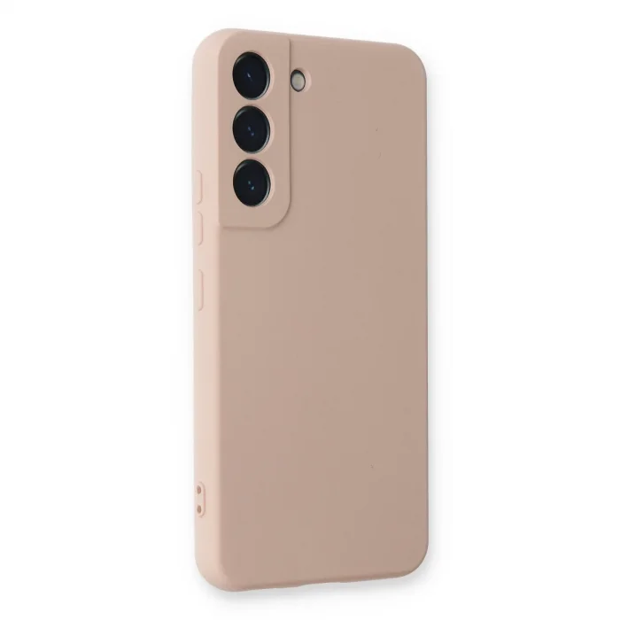 BUĞZ Samsung Galaxy S23 Plus Kılıf Nano İçi Kadife Silikon - Pudra