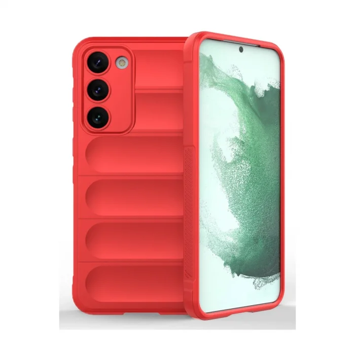 BUĞZ Samsung Galaxy S23 Plus Kılıf Optimum Silikon - Kırmızı