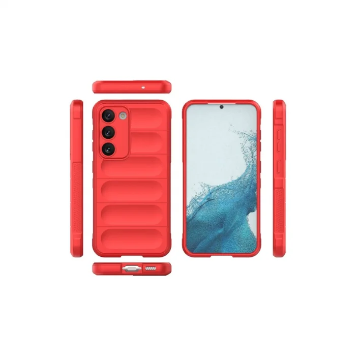 BUĞZ Samsung Galaxy S23 Plus Kılıf Optimum Silikon - Kırmızı