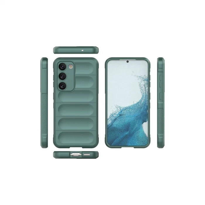 BUĞZ Samsung Galaxy S23 Plus Kılıf Optimum Silikon - Koyu Yeşil