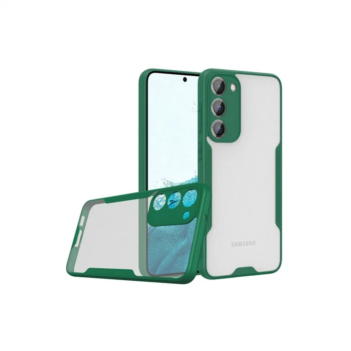 BUĞZ Samsung Galaxy S23 Plus Kılıf Platin Silikon - Yeşil