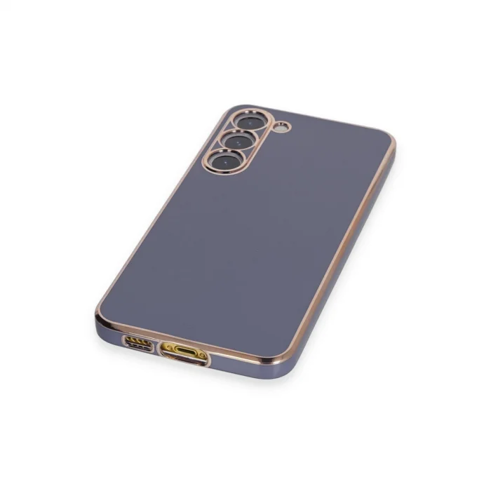 BUĞZ Samsung Galaxy S23 Plus Kılıf Volet Silikon - Mavi