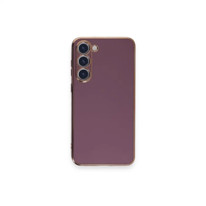 BUĞZ Samsung Galaxy S23 Plus Kılıf Volet Silikon - Mor