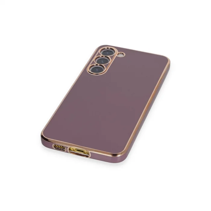 BUĞZ Samsung Galaxy S23 Plus Kılıf Volet Silikon - Mor