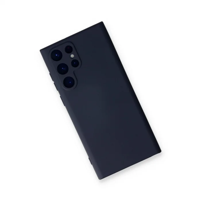 BUĞZ Samsung Galaxy S23 Ultra Kılıf Nano İçi Kadife Silikon - Lacivert