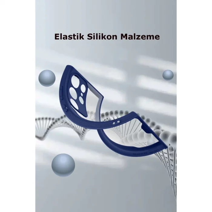 BUĞZ Samsung Galaxy S23 Ultra Kılıf Platin Silikon - Kırmızı