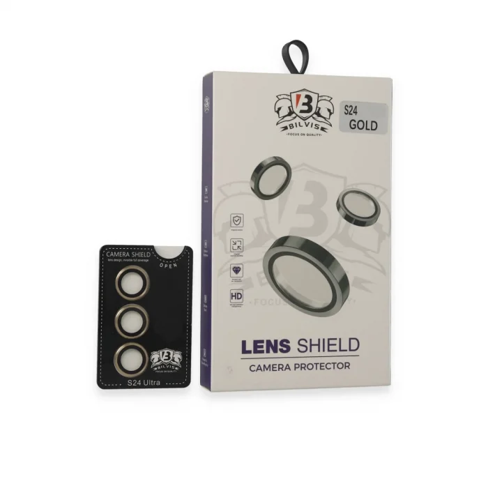 BUĞZ Samsung Galaxy S24 Bilvis Titan Kamera Lens - Gold