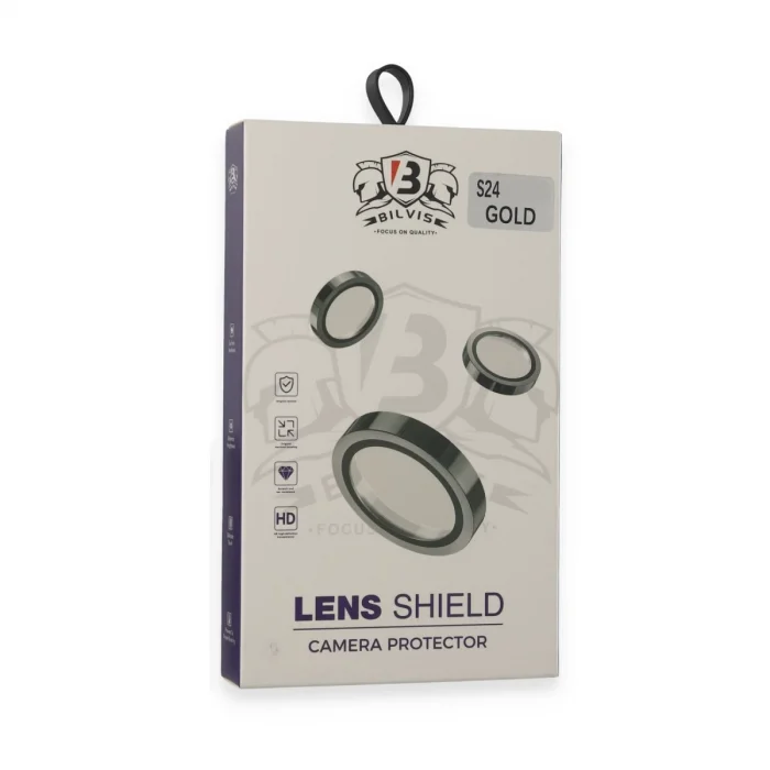BUĞZ Samsung Galaxy S24 Bilvis Titan Kamera Lens - Gold