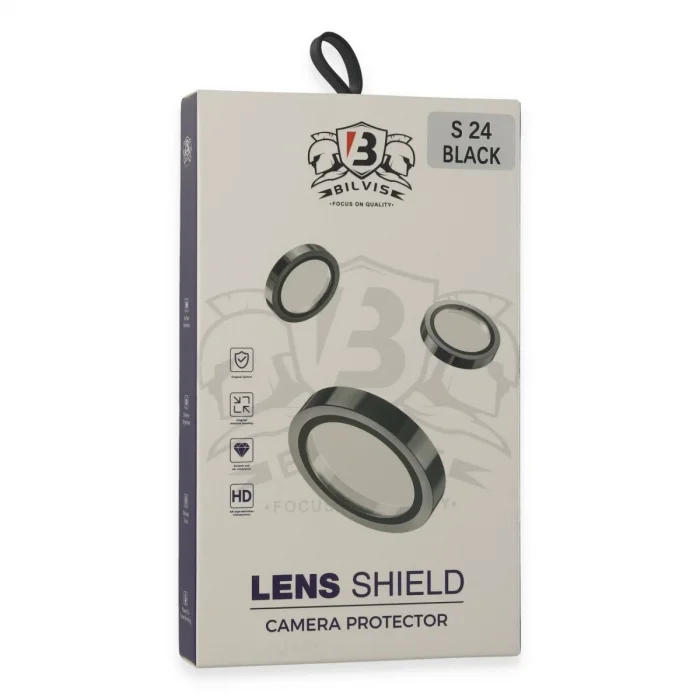 BUĞZ Samsung Galaxy S24 Bilvis Titan Kamera Lens - Siyah