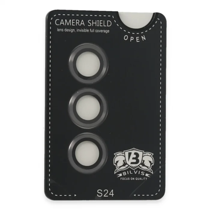 BUĞZ Samsung Galaxy S24 Bilvis Titan Kamera Lens - Titan Gri