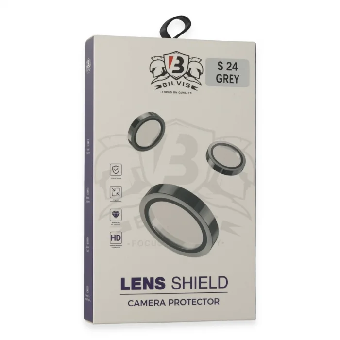 BUĞZ Samsung Galaxy S24 Bilvis Titan Kamera Lens - Titan Gri