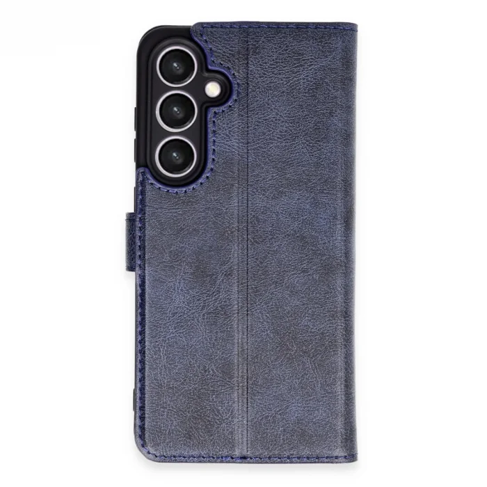 BUĞZ Samsung Galaxy S24 Fe Kılıf Trend S Plus Kapaklı Kılıf - Lacivert