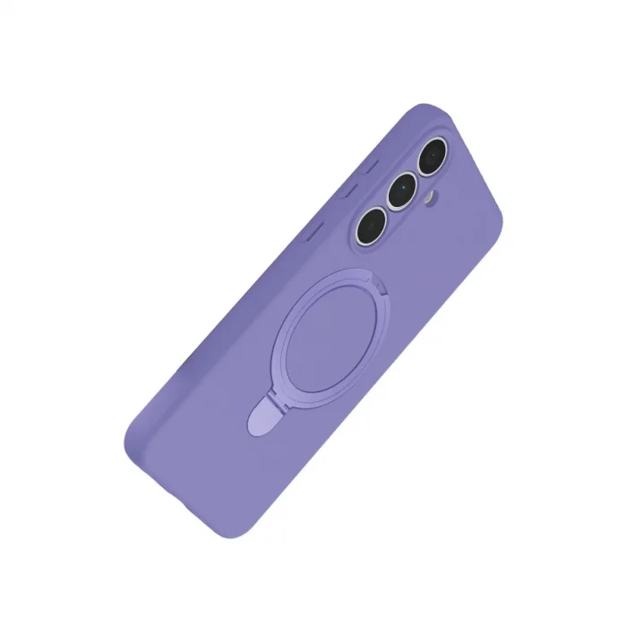 BUĞZ Samsung Galaxy S24 Fe Regal Magsafe Standlı Kapak - Lila