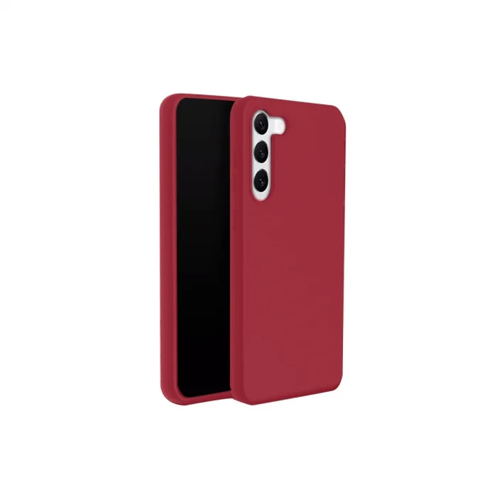 BUĞZ Samsung Galaxy S24 Kılıf First Silikon - Kırmızı