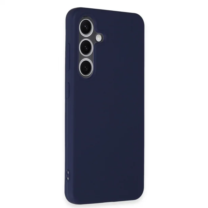 BUĞZ Samsung Galaxy S24 Kılıf First Silikon - Lacivert