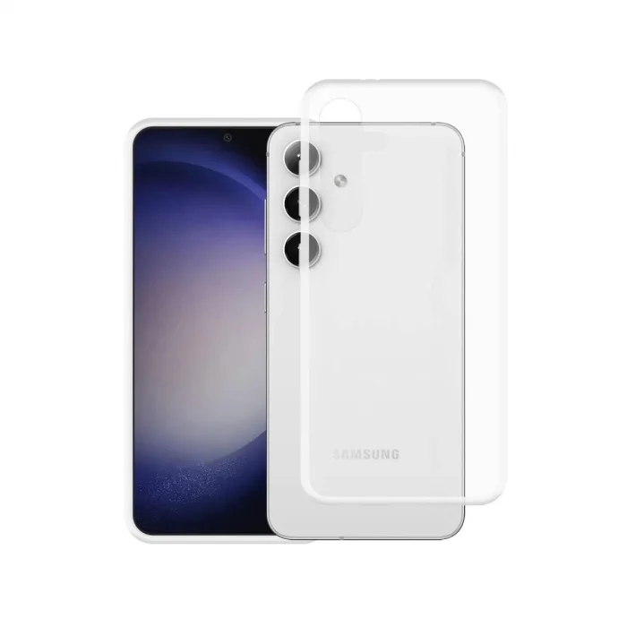 BUĞZ Samsung Galaxy S24 Kılıf Lüx Şeffaf Silikon