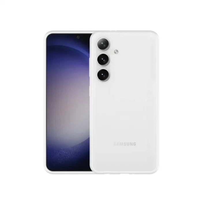 BUĞZ Samsung Galaxy S24 Kılıf Lüx Şeffaf Silikon