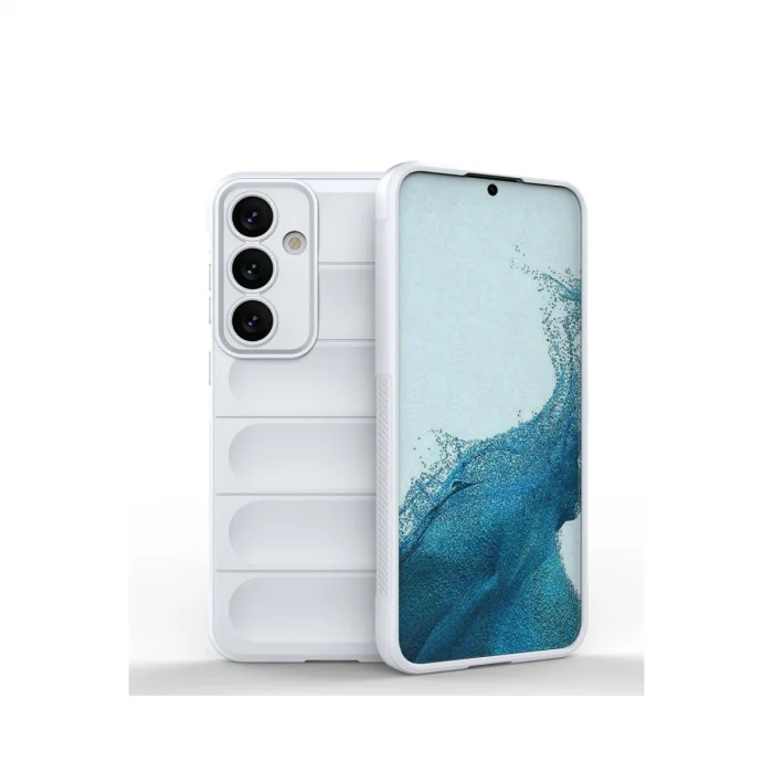 BUĞZ Samsung Galaxy S24 Kılıf Optimum Silikon - Krem