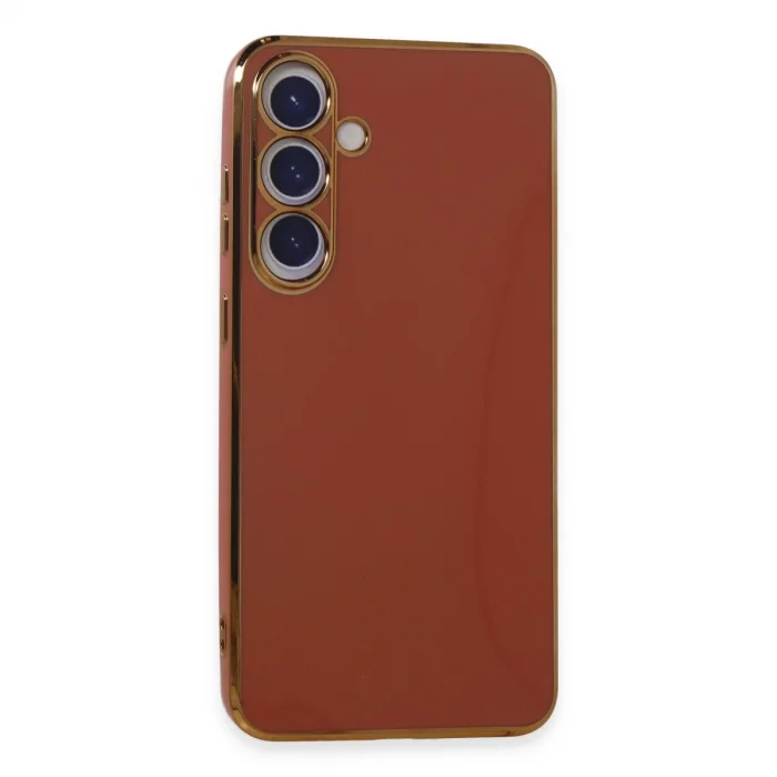 BUĞZ Samsung Galaxy S24 Kılıf Volet Silikon - Kırmızı