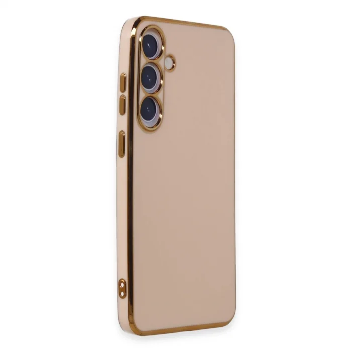 BUĞZ Samsung Galaxy S24 Kılıf Volet Silikon - Pembe