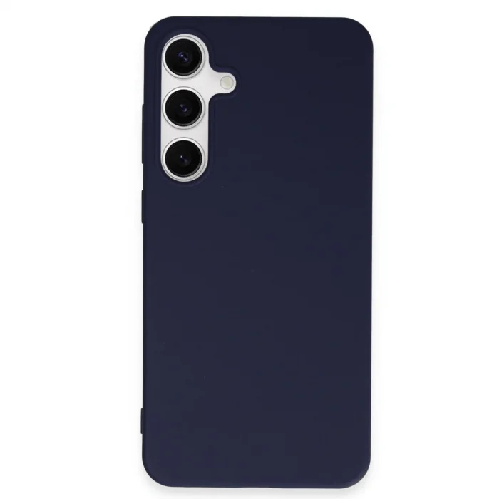BUĞZ Samsung Galaxy S24 Plus Kılıf First Silikon - Lacivert