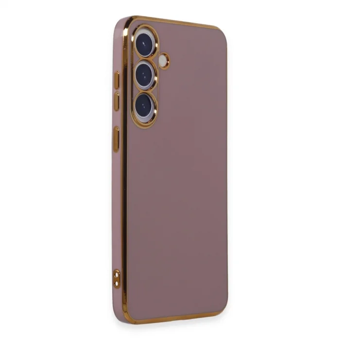 BUĞZ Samsung Galaxy S24 Plus Kılıf Volet Silikon - Mor