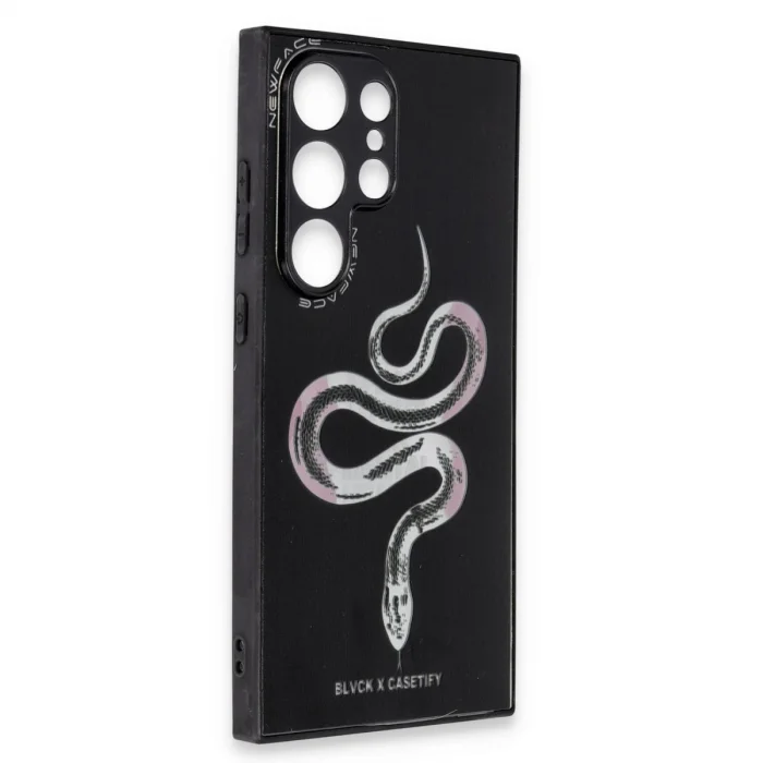 BUĞZ Samsung Galaxy S24 Ultra Kılıf Mirror Desenli Kapak - Mirror - 13