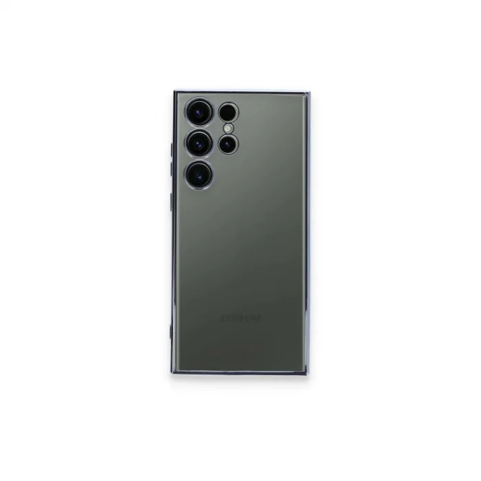 BUĞZ Samsung Galaxy S24 Ultra Kılıf Razer Lensli Silikon - Gold