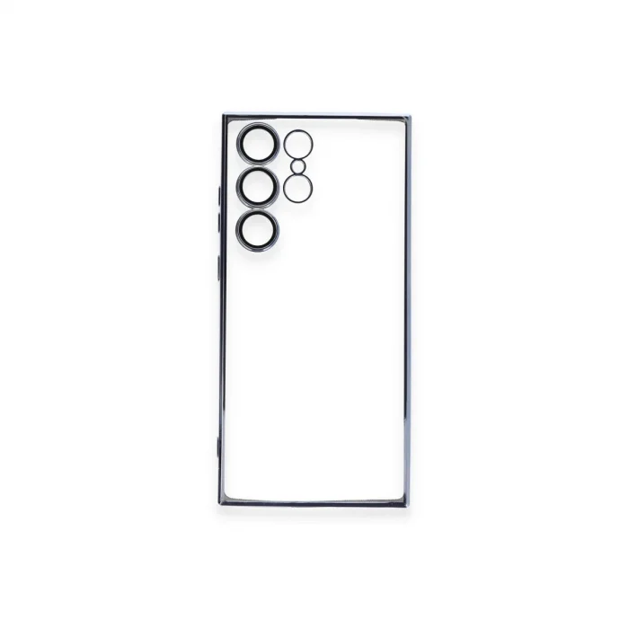 BUĞZ Samsung Galaxy S24 Ultra Kılıf Razer Lensli Silikon - Gold