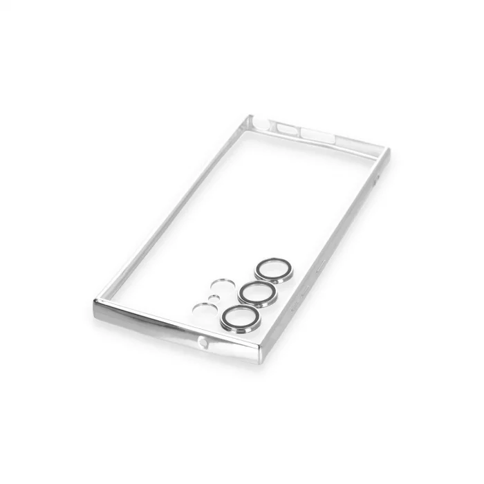 BUĞZ Samsung Galaxy S24 Ultra Kılıf Razer Lensli Silikon - Mor