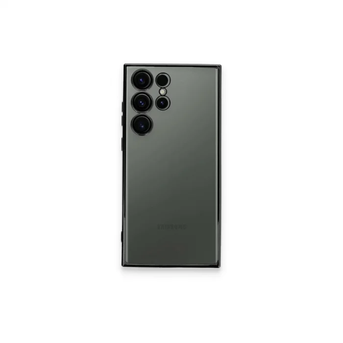 BUĞZ Samsung Galaxy S24 Ultra Kılıf Razer Lensli Silikon - Yeşil
