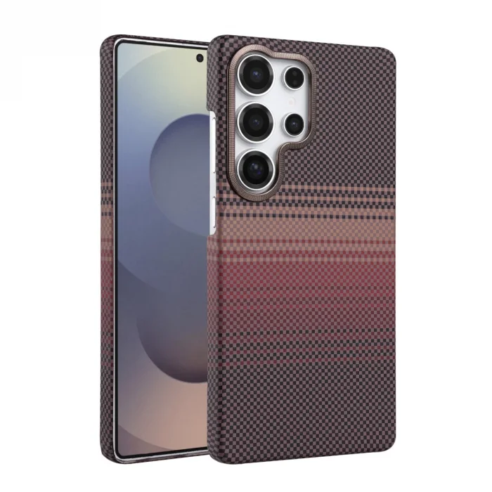 BUĞZ Samsung Galaxy S24 Ultra Vega Magsafe Kapak - Çöl Titanyum