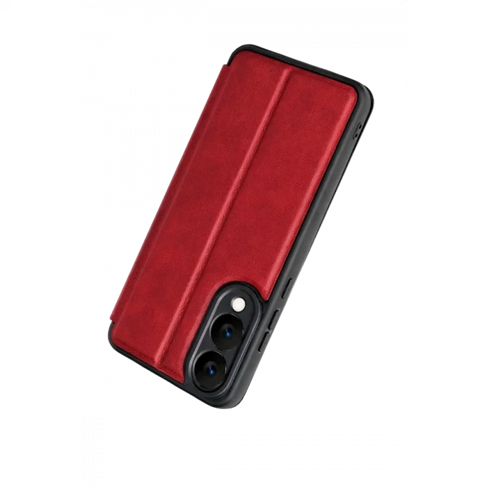 BUĞZ Samsung Galaxy S25 Edge Flip Cover - Kırmızı