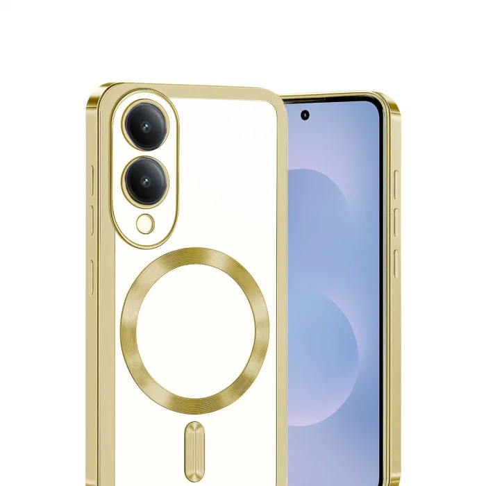 BUĞZ Samsung Galaxy S25 Edge Kross Magneticsafe Kapak - Gold