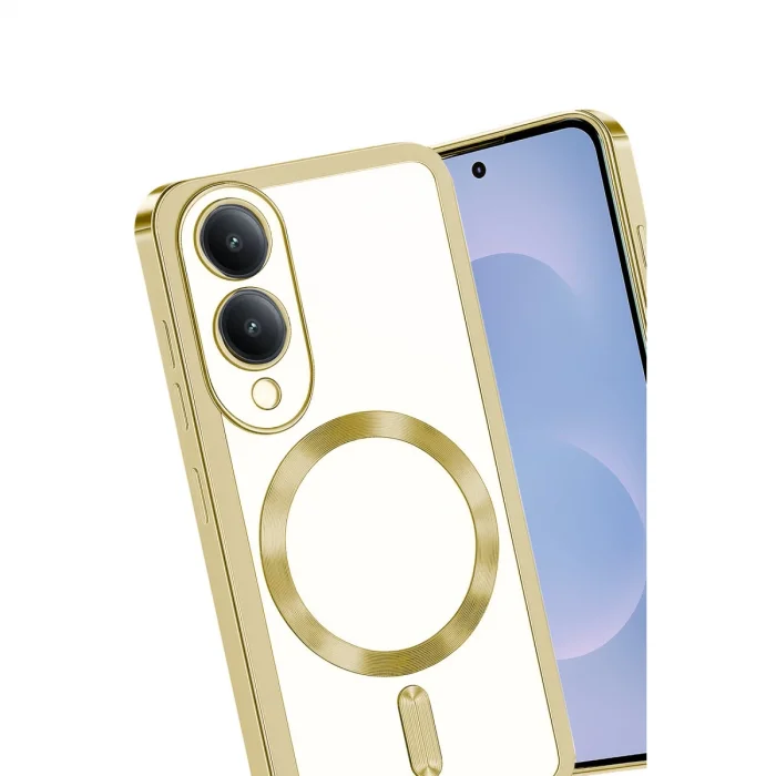 BUĞZ Samsung Galaxy S25 Edge Kross Magneticsafe Kapak - Gold