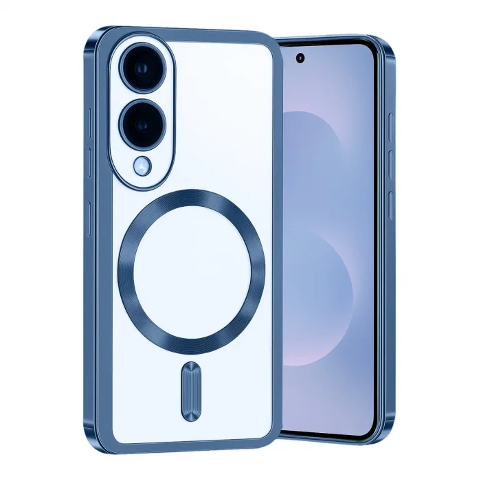 BUĞZ Samsung Galaxy S25 Edge Kross Magneticsafe Kapak - Sierra Blue