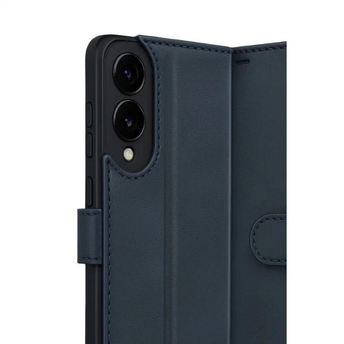 BUĞZ Samsung Galaxy S25 Edge Trend S Plus Kapaklı Kılıf - Lacivert