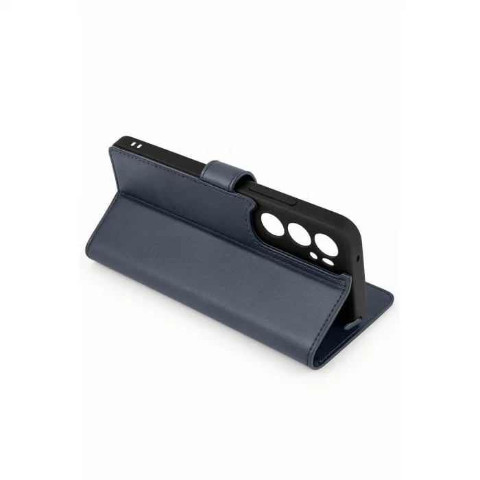 BUĞZ Samsung Galaxy S25 Edge Trend S Plus Kapaklı Kılıf - Lacivert