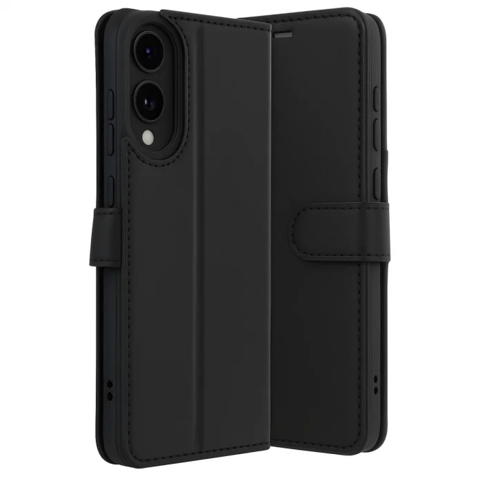 BUĞZ Samsung Galaxy S25 Edge Trend S Plus Kapaklı Kılıf - Siyah