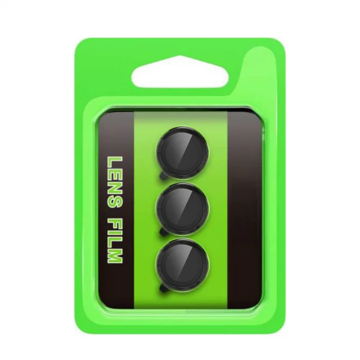 BUĞZ Samsung Galaxy S25 Fe Raze Metal Kamera Lens - Siyah