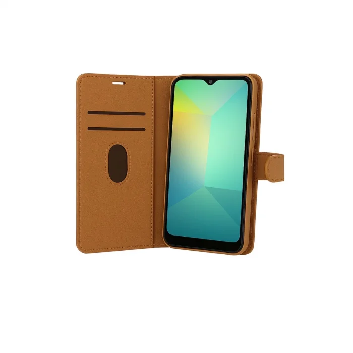 BUĞZ Samsung Galaxy S25 Fe Trend S Plus Kapaklı Kılıf - Taba