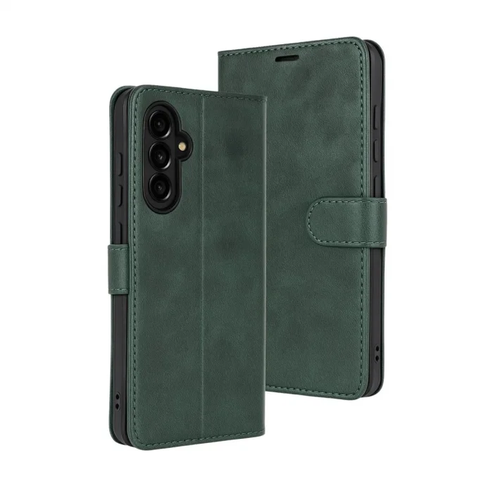 BUĞZ Samsung Galaxy S25 Fe Trend S Plus Kapaklı Kılıf - Yeşil