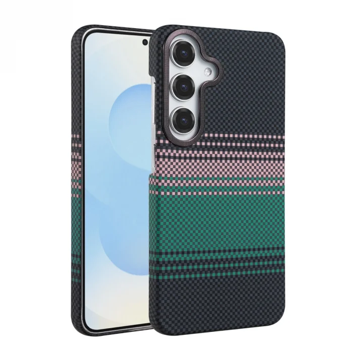 BUĞZ Samsung Galaxy S25 Fe Vega Magsafe Kapak - Yeşil