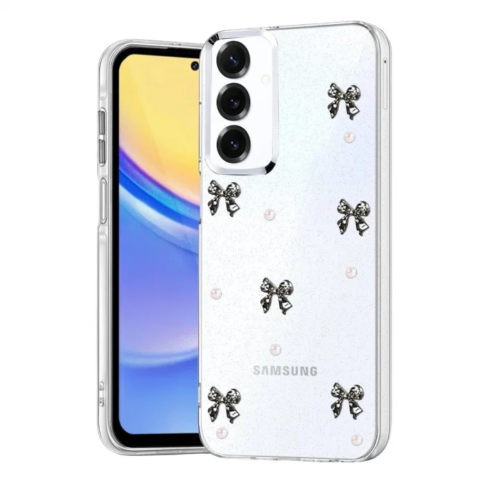 BUĞZ Samsung Galaxy S25 Fiyonk Desenli Kapak - Desen 8