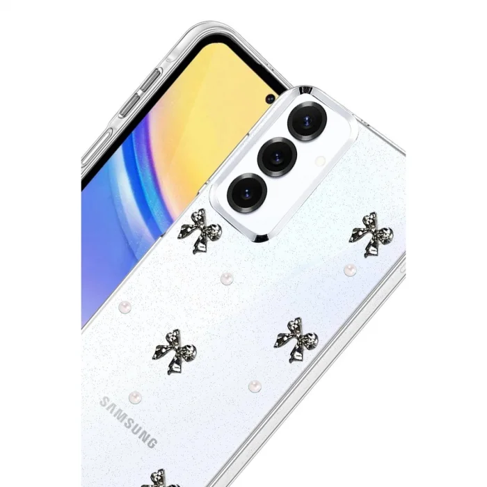BUĞZ Samsung Galaxy S25 Fiyonk Desenli Kapak - Desen 8