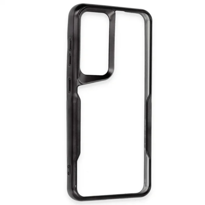 BUĞZ Samsung Galaxy S25 Kılıf Boyi Silikon Kapak - Siyah